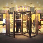 revolving door installation