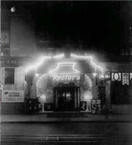First Revolving Door Ever at Rector’s Restaurant
